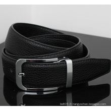 Ceinture en cuir réversible pour homme en cuir boucle